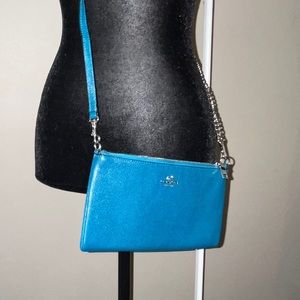 Coach blue purse